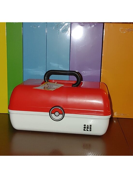 Pokemon X Caboodle Limited Edition Make Up Organizer Train Mirror Case Box main image 2